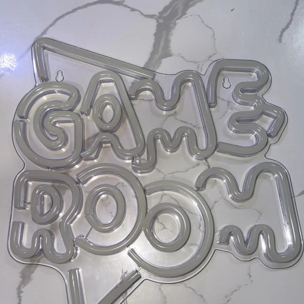 Colorful Neon Game Room Sign
